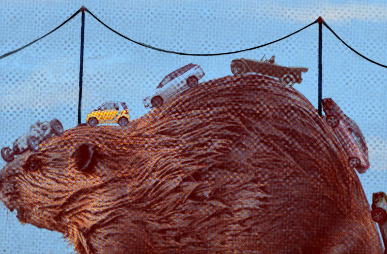 Verk på temat "broar" av bildestet på Härnösands Gymnasium