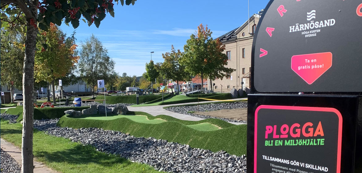 En ploggastation på Kronholmen.