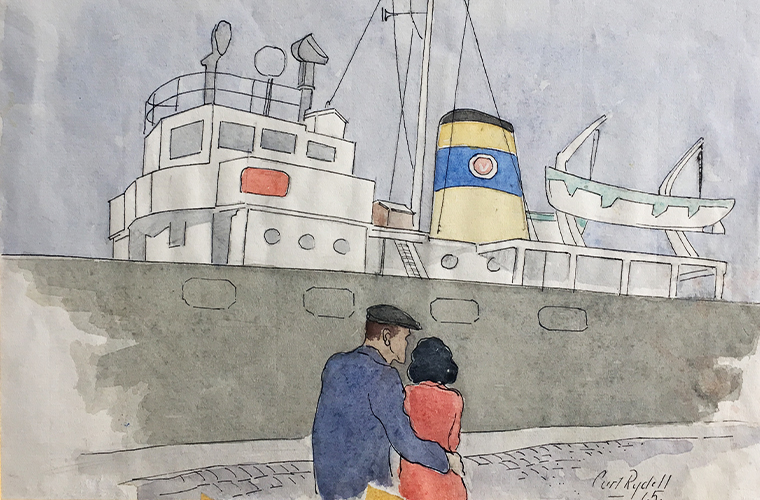 Verk av konstnären Curt Rydell