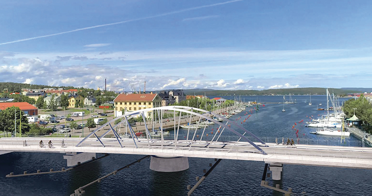 stadskarta med blå och gröna linjer