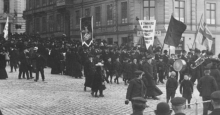 Demonstrationståg 1919.