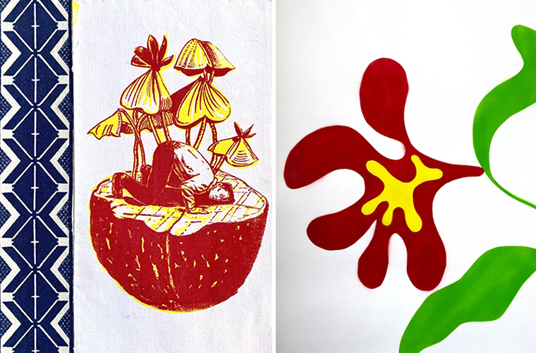 Verk som visas i utställningen